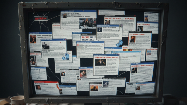 Traditional threat intelligence tools showing overwhelming data feeds